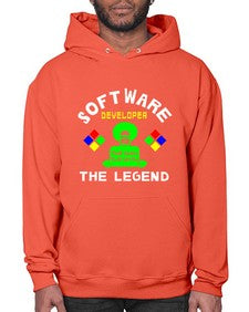 software developer the legend 16# - computer- Hoodie