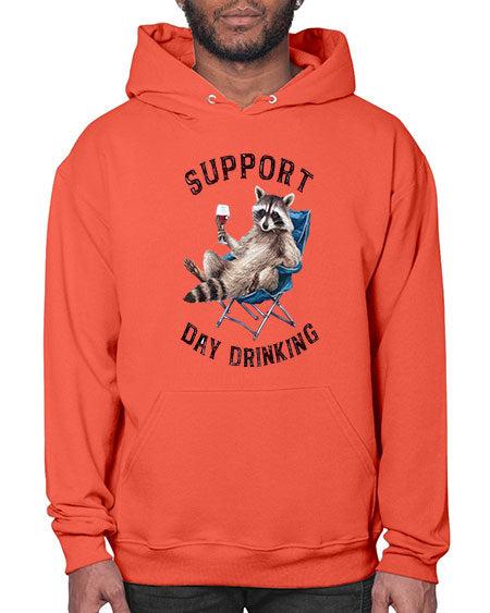 support day drinking 67# - raccoon- Hoodie