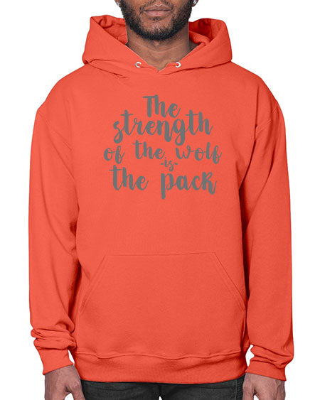 the strength of the wolf is the pack - wolf- Hoodie