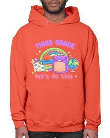 third Grade Lets Do This 964# - third grade- Hoodie