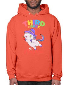 third Grade is Magical Unicorn 962# - third grade- Hoodie