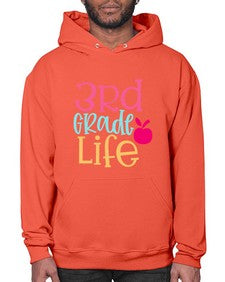 third grade life design 966# - third grade- Hoodie
