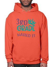 third grade nailed it 969# - third grade- Hoodie