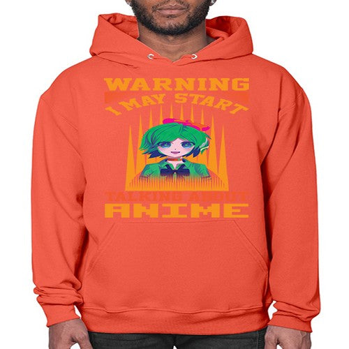 warning i may start talking about anime286# - anime- Hoodie