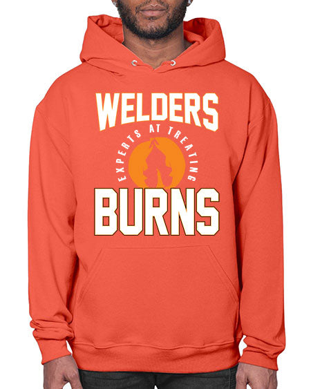 welders experts at treating burns 1625# - welder- Hoodie