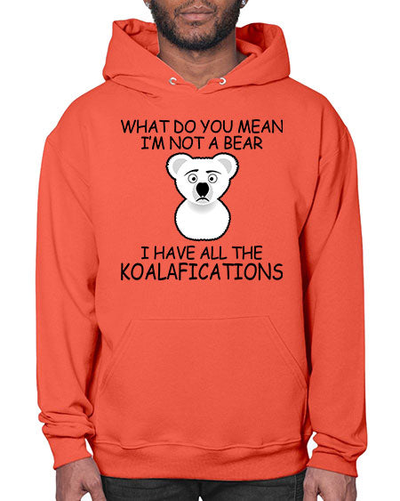 what do you mean im not a bear 287# - bears - animals- Hoodie
