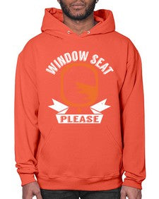 window seat please  51# - airplane- Hoodie