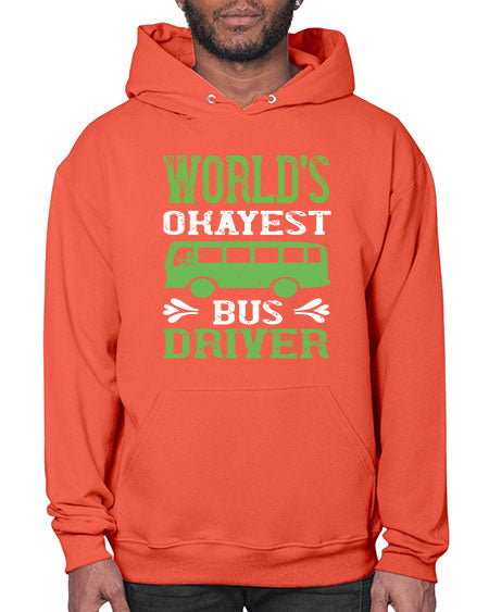 worlds okayest bus driver Style 1670# - Bus Driver- Hoodie