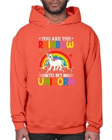 you are the rainbow to my unicorn 562# - unicorn- Hoodie
