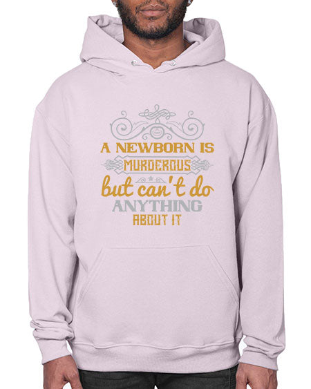 A newborn is murderous but can’t do anything about it Style 268# - baby- Hoodie