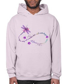 Alzheimer Awareness Dragonfly Remember 1# - alzheimers- Hoodie
