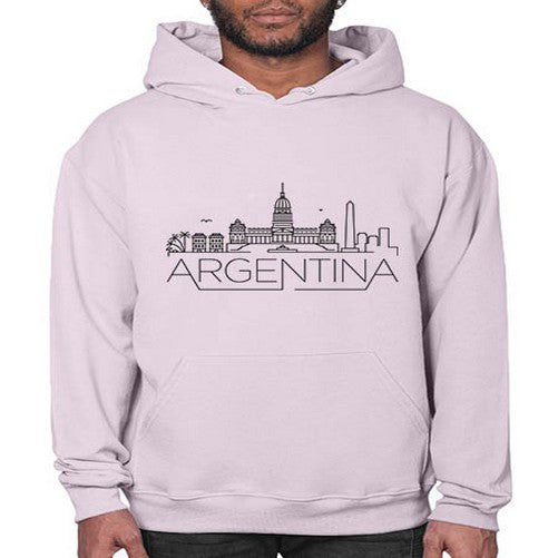 Argentina Minimal Skyline 341# - cities- Hoodie