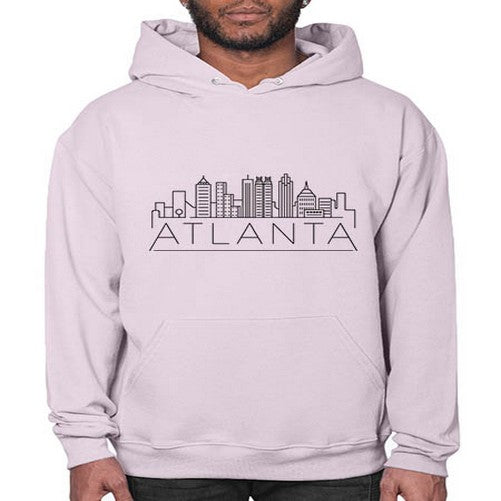 Atlanta Minimal Skyline 371# - cities- Hoodie