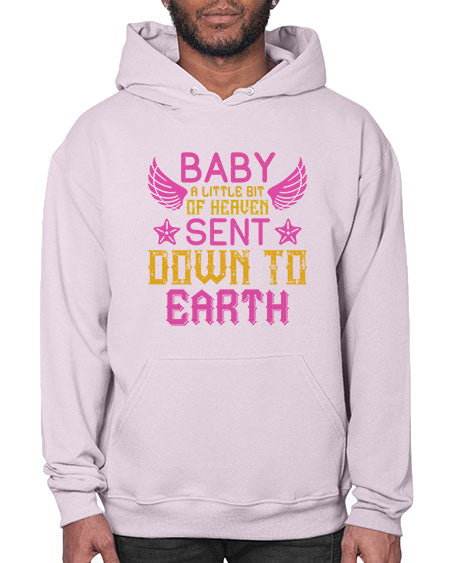 Baby A little bit of heaven sent down to earth Style 273# - baby- Hoodie