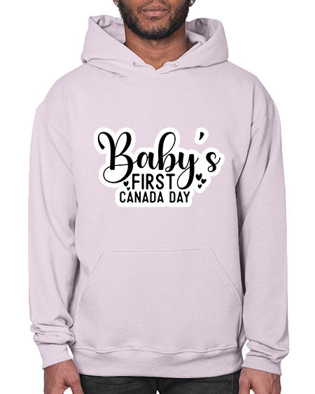 Baby s First Canada Day 275# - baby- Hoodie