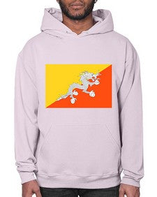 Bhutan 456# - world flags- Hoodie