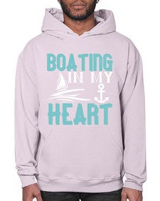 Boating in my heart 13# - boats- Hoodie
