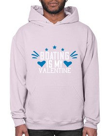 Boating is my valentine 4# - boats- Hoodie
