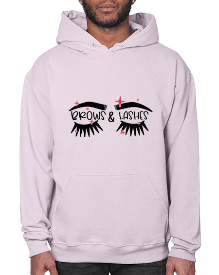 Brows Lashes Style 123# -makeup Hoodie