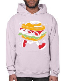 Burger 1# - cartoon food- Hoodie