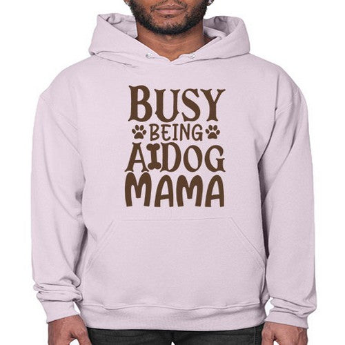 Busy Being A Dog Mama Style 124# - dogs- Hoodie