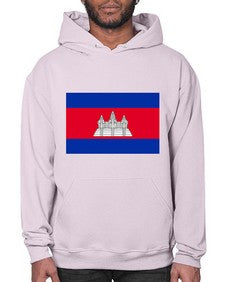 Cambodia 537# - world flags- Hoodie