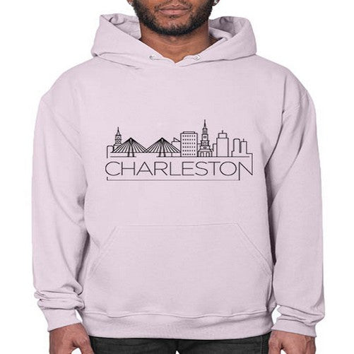 Charleston Minimal Skyline 556# - cities- Hoodie