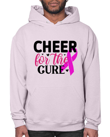 Cheer for the Cure 28# - breast cancer- Hoodie
