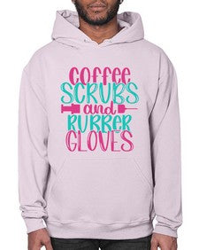 Coffee Scrubs And Rubber Gloves Style Style 665# - nurse- Hoodie