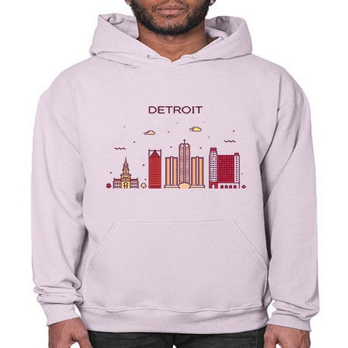 DetroitMI 665# - cities- Hoodie