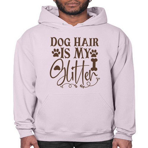 Dog Hair Is My Glitter Style 100# - dogs- Hoodie