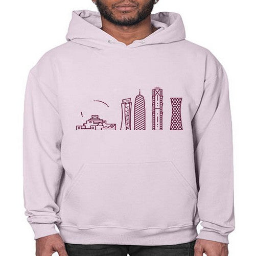 Doha 672# - cities- Hoodie