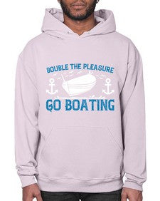 Double the Pleasure Go Boating 15# - boats- Hoodie