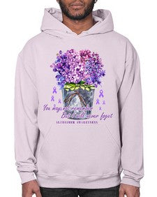 Flower Remember AlzheimerS Awareness 148# - alzheimers- Hoodie