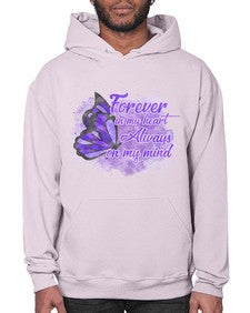 Forever In My Hear Alzheimer 149# - alzheimers- Hoodie