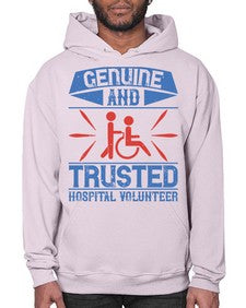 Genuine and Trusted Hospital Volunteer Style 2# - volunteer- Hoodie