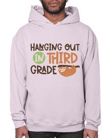 Hanging Out in Third 236# - third grade- Hoodie