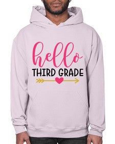 Hello Third Grade 350# - third grade- Hoodie