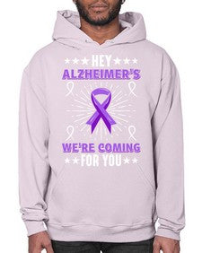 HeyAlzheimerswearecoming 159# - alzheimers- Hoodie