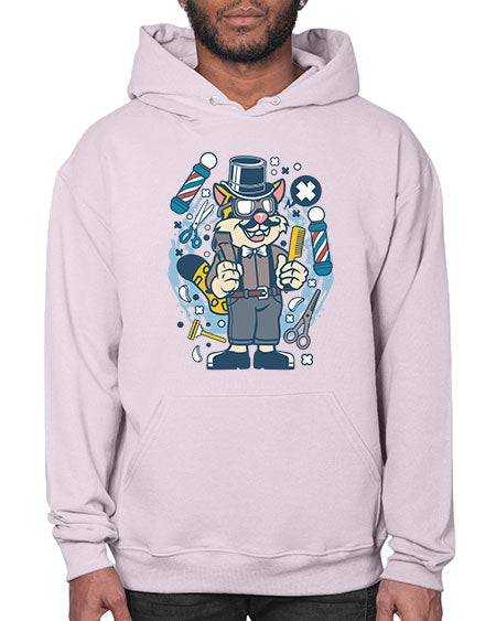Hipster Barber Leopard836# - barber- Hoodie