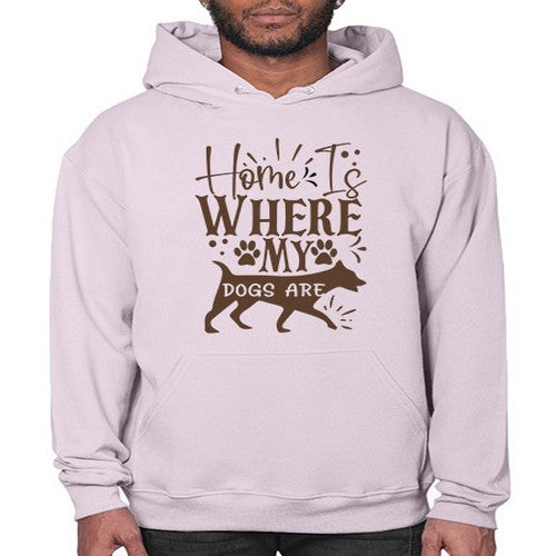 Home Is Where My Dogs Are Style 84# - dogs- Hoodie