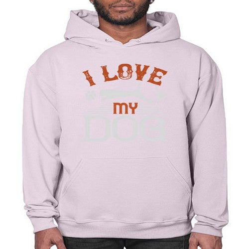 I Love My Dog Style 189# - dogs- Hoodie