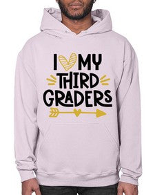 I Love My Third 368# - third grade- Hoodie
