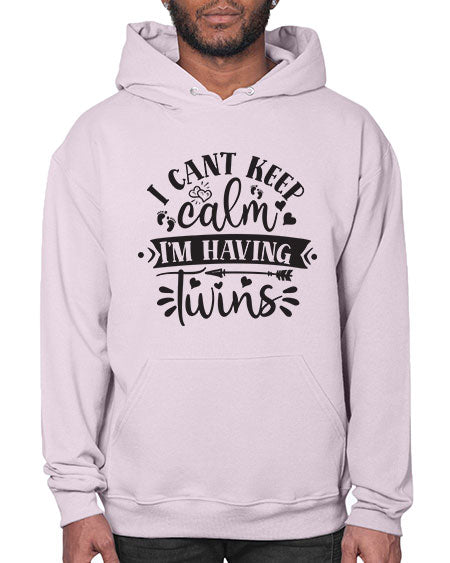 I can t keep calm I m having twins 339# - pregnancy- Hoodie