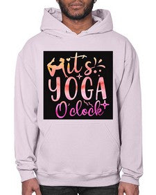 It s yoga O clock  345# - yoga- Hoodie