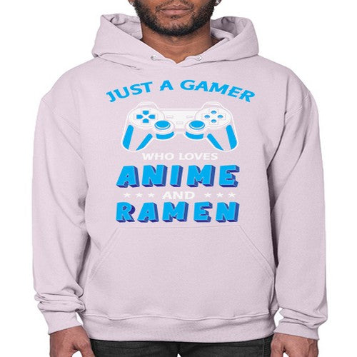 Just A Gamer Who Loves Anime and Ramen 262# - anime- Hoodie