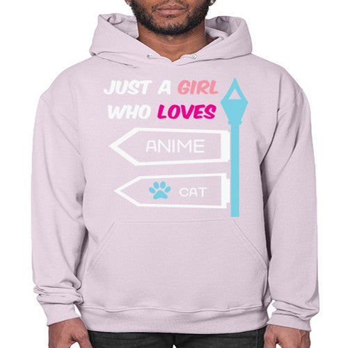 Just A Girl Who Loves Anime 264# - anime- Hoodie