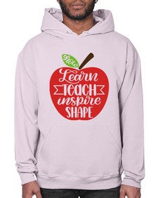Learn Teach Inspire Shape Style 1044# - teacher- Hoodie