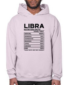 Libra Nutrition Facts 318# - libra- Hoodie