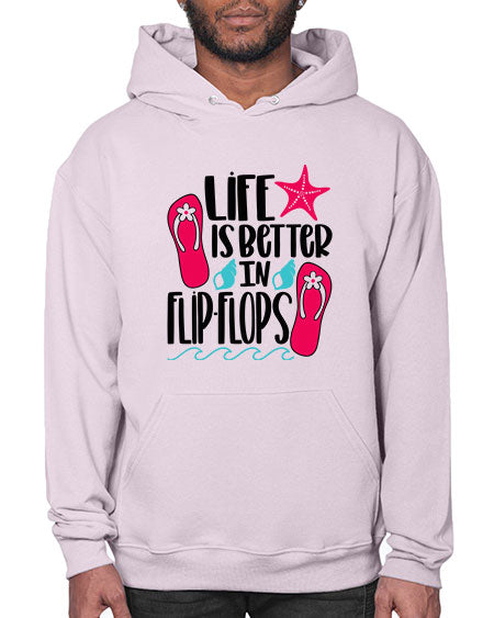 Life Is Better Is FlipFlops Style 31# - summer- Hoodie